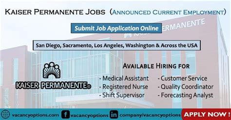 To get the most comprehensive view of all open positions, please search all databases. . Kaiser permanente jobs oregon